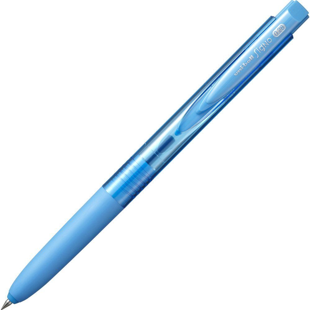 Гелевая ручка Uni-ball Signo RT1 0.28 голубая купить с доставкой по Мск, СПб и России
