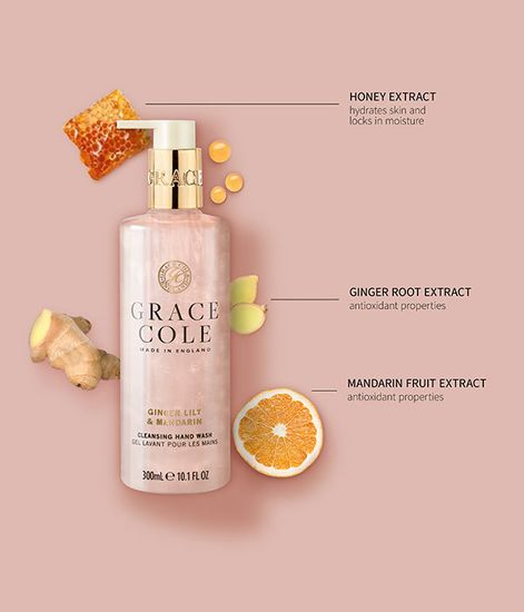 Имбирная лилия и мандарин мыло для рук, Grace Cole