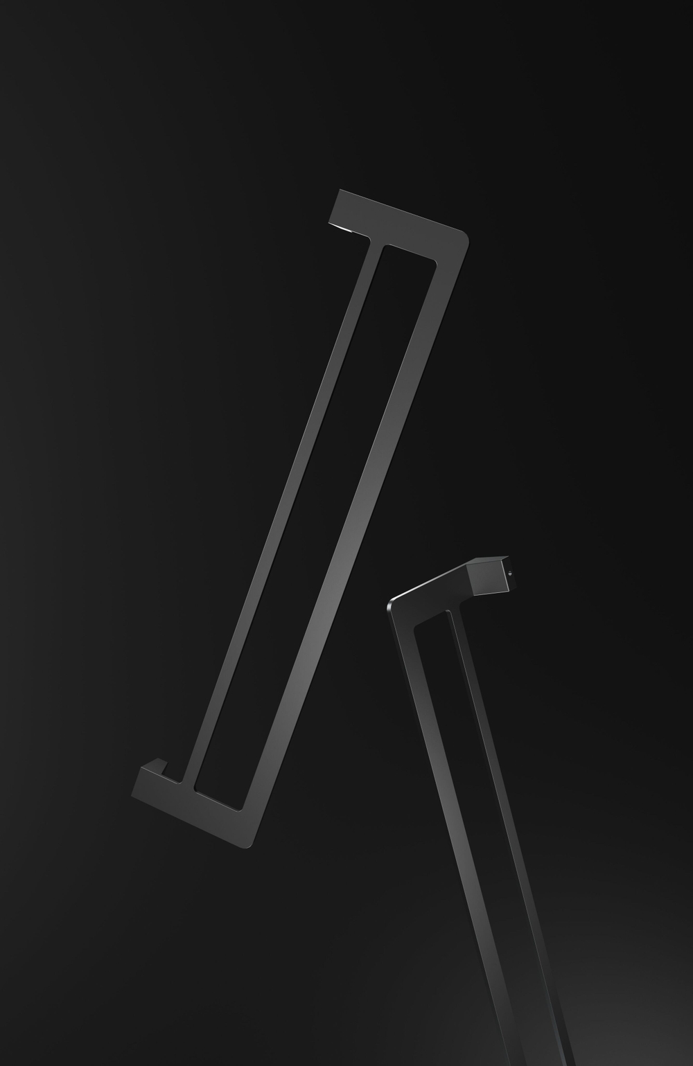 Полотенцедержатель двойной WONZON & WOGHAND, Черный матовый (WW-V2102-MB)