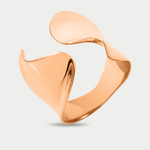 Кольцо женское из розового золота 585 пробы без вставки (арт. 022811-1000)