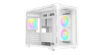 Корпус Ocypus Iota C50 WH Curve ARGB Digital mATX/ITX 2xUSB Type-C Белый Iota-C50-WHD300CD-GL
