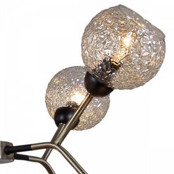 Люстра на штанге ILLUMICO  IL0268-8PSQ-79 BK AB