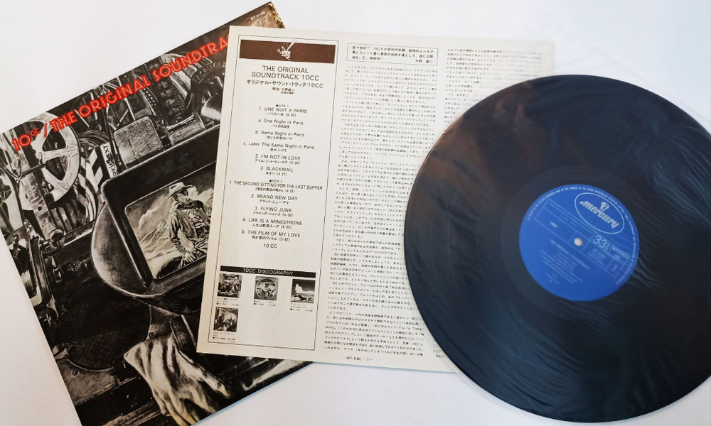 Винтажная виниловая пластинка LP 10cc The Original Soundtrack (Japan 1978)
