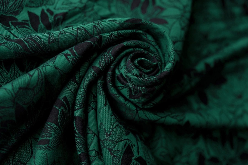 Слинг с кольцами «Лотосы изумрудные»