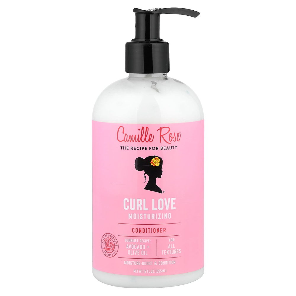 Camille Rose, Curl Love, увлажняющий кондиционер для любой текстуры, 355 мл (12 жидк. унций)