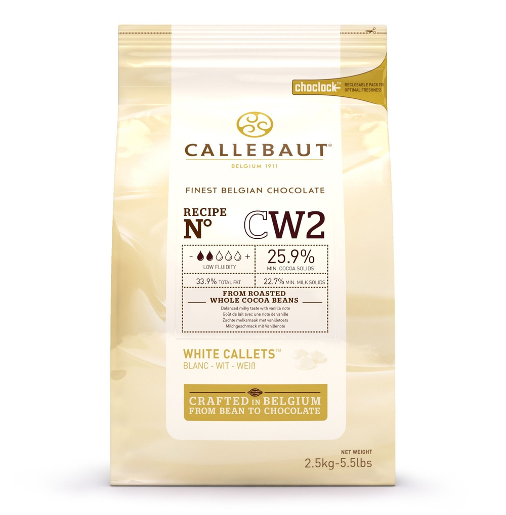 Шоколад белый 25,9% Barry Callebaut в каллетах 2,5кг