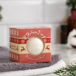 Бомбочка для ванны С Новым Годом! в коробочке с оленями - 120 гр.