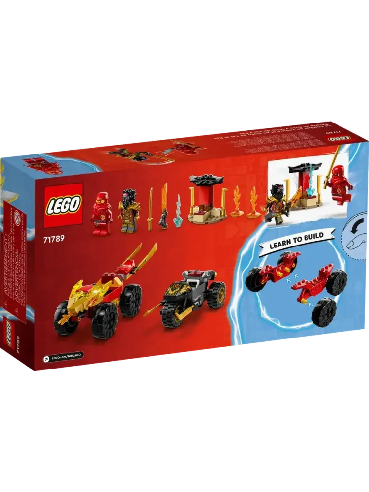 Конструктор Ninjago 71789 Кай и Рас: Битва