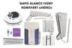 Gapo Alance Ivory Аппарат для массажа и прессотерапии, комплект (массажный мат + манжеты для ног, руки и талии) слоноая кость
