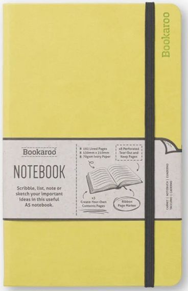 Bookaroo Notebook (A5) Journal - Lime