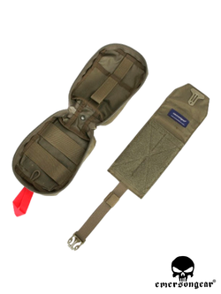 Аптечка отрывная EmersonGear Military First Aid Kit (EM6368RG). Олива