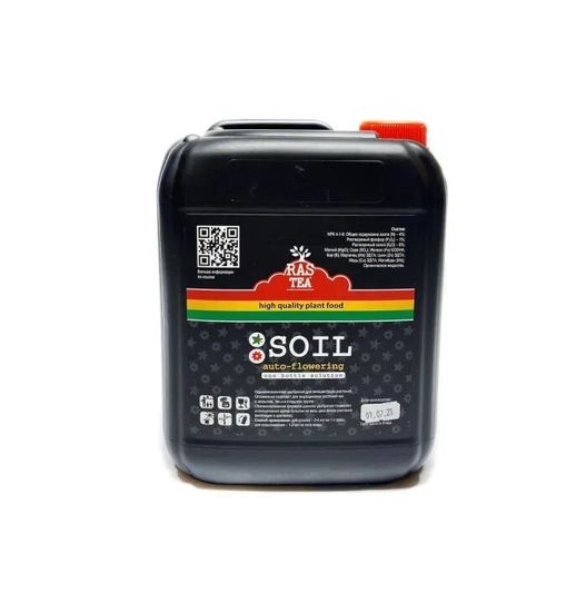 Удобрение для автоцветущих растений Rastea Soil Auto-Flowering 5 л