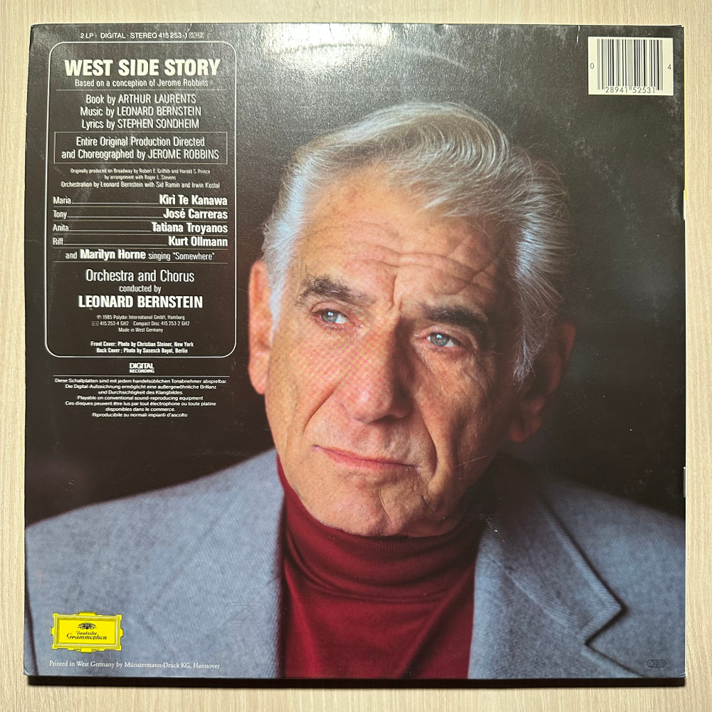 Leonard Bernstein - West Side Story 2LP (Европа 1985г.)