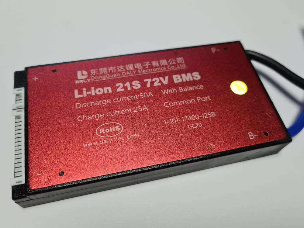 Плата контроля BMS Li-ion 21S 72V 50A