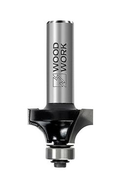 Фреза радиусная с подшипником R=4 мм, 20.6х59 мм, S=12 мм Woodwork 938.4010.12