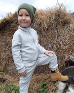 Комбинезон флис р-р 110 светло-серый ФЛ-113