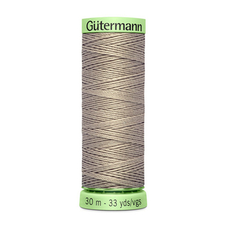 Нить Top Stitch 30/30 м для декоративной отстрочки, Gutermann, 132 болотно-песочный