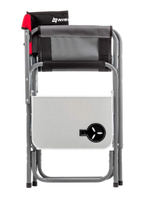 Кресло раскладное Nisus, 200 кг, поворотная спинка, серый/красный/черный (T-N-DC-07-PS-GRD)