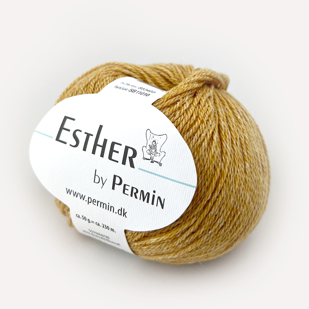 Пряжа для вязания PERMIN Esther 883403, 55% шерсть, 45% хлопок, 50 г, 230 м PERMIN (ДАНИЯ)