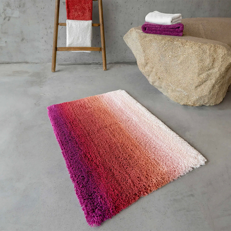 Коврик 75х100 Abyss & Habidecor Аврора 514 розово-оранжевый