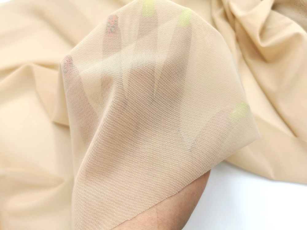 Эластичная сетка, (плотность 134г/м2) Прибалтика, "Премиум-класс" Lauma, (арт: ES/296-775), ТЕЛЕСНЫЙ