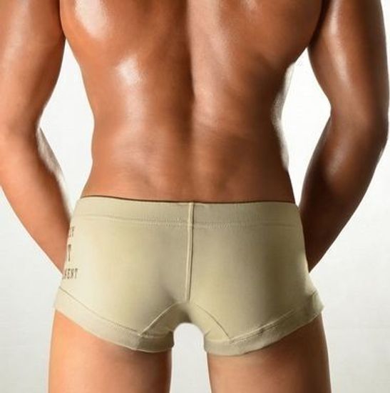 Мужские трусы хипсы бежевые DOOP Army Trunk Beige