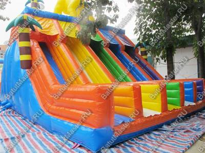 Коммерческая надувная полоса препятствий "В поисках приключений"