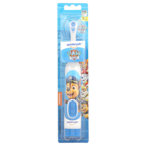 Arm & Hammer, Kid's Spinbrush, «Щенячий патруль», мягкая, 1 зубная щетка на батарейках