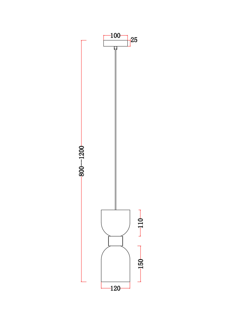 Подвесной светильник Freya FR5203PL-01BS