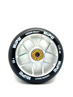 Колесо HIPE H10, 110х24 серебрянный/черный