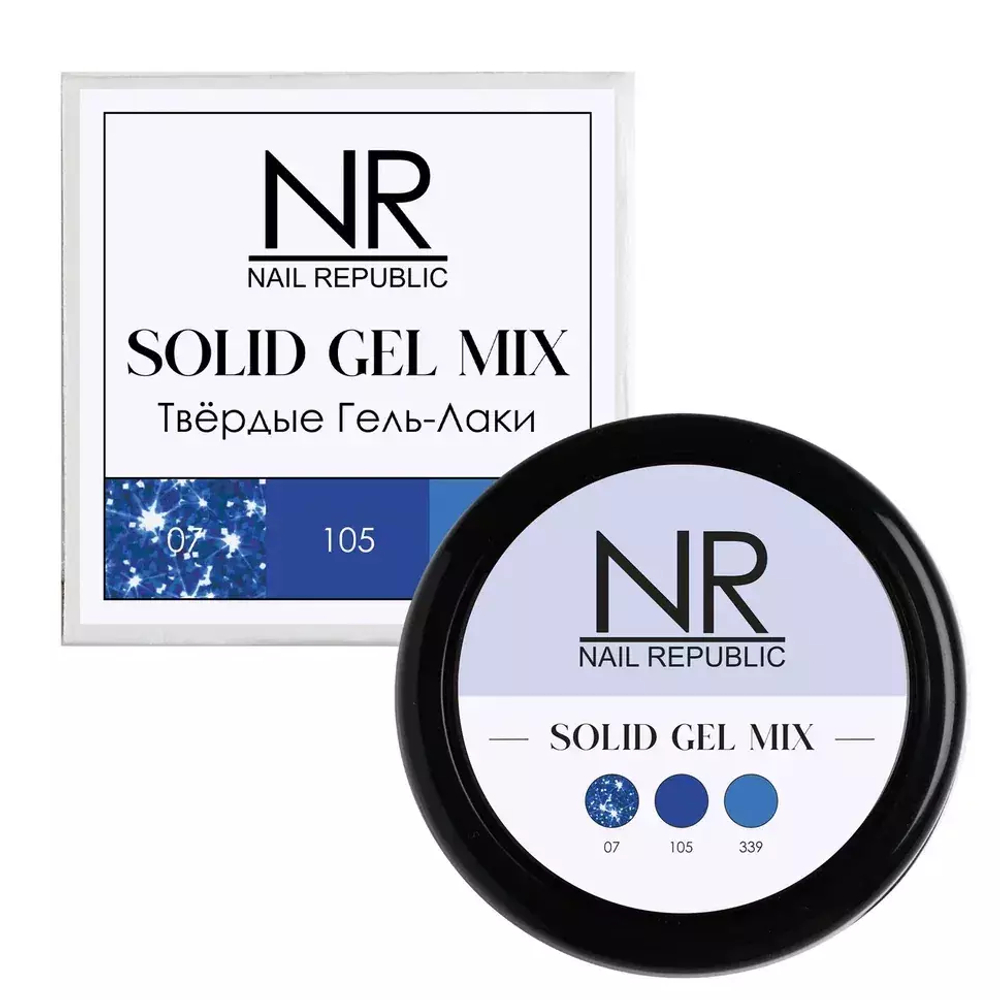 Nail Republic Solid gel mix Palette 05, 15 гр