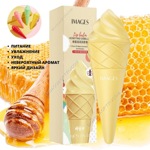 SALE!Бальзам для губ медовое мороженное, 6 гр.
