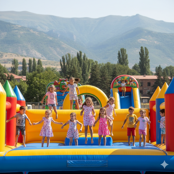 Надувной батут купить в Степанаване – БатутМастер