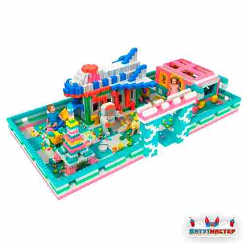 Игровая детская зона «Строй-город», 10×5×3 м