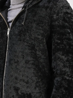 Дубленка натуральная куртка зимняя с капюшоном шуба