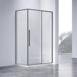 Душевой уголок Vincea Slim-N VSR-4SN8013CLGM 130x80 стекло прозрачное/профиль вороненая сталь