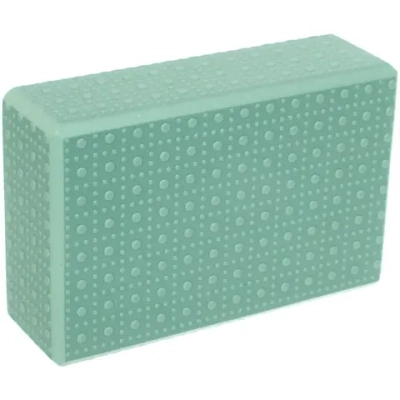 Блок для йоги «Релакс» 23*15*6 см, массажный EVA, мятный