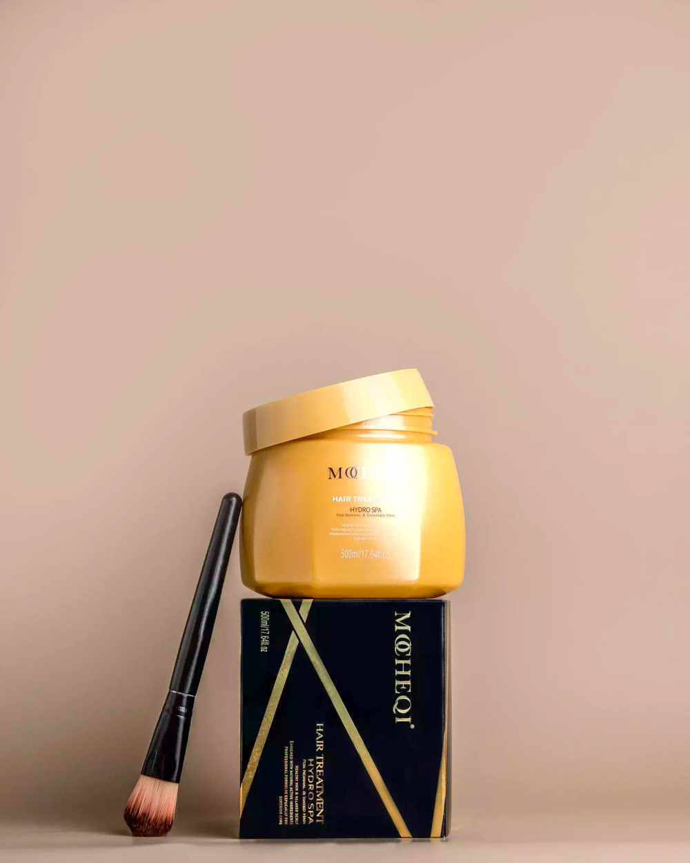 MOCHEQI Шёлковая spa-маска с маслом семян жожоба (для нормальных и повреждённых волос), 500 мл