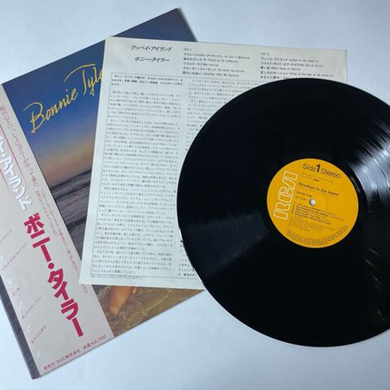 Винтажная виниловая пластинка LP Bonnie Tyler Goodbye To The Island (Japan 1981) (Obi)