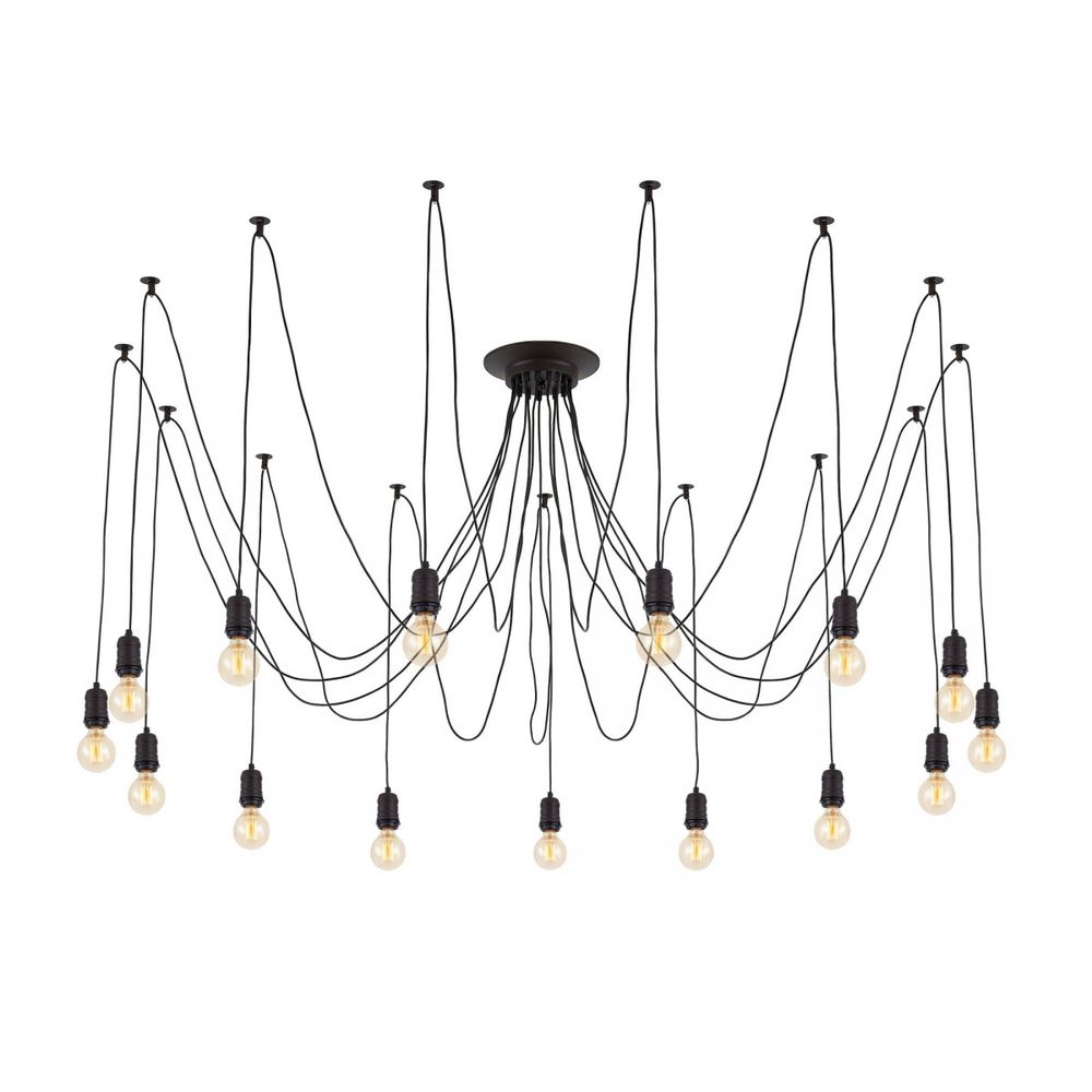 Citilux Эдисон CL451152 Люстра паук Венге