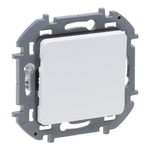 Выключатель кнопочный 1-клавишный с нормально-открытым контактом 6А 250В белый Inspiria Legrand