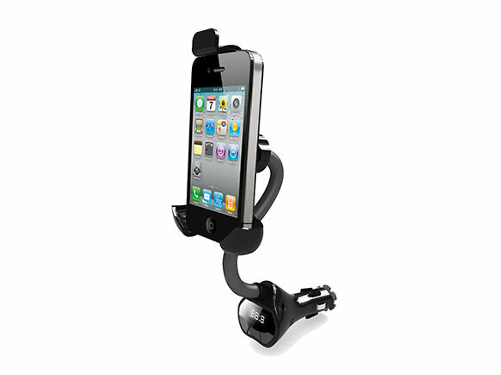 Держатель телефона JNC27 с FM-модулятором/зарядкой/handfree KING JNC27