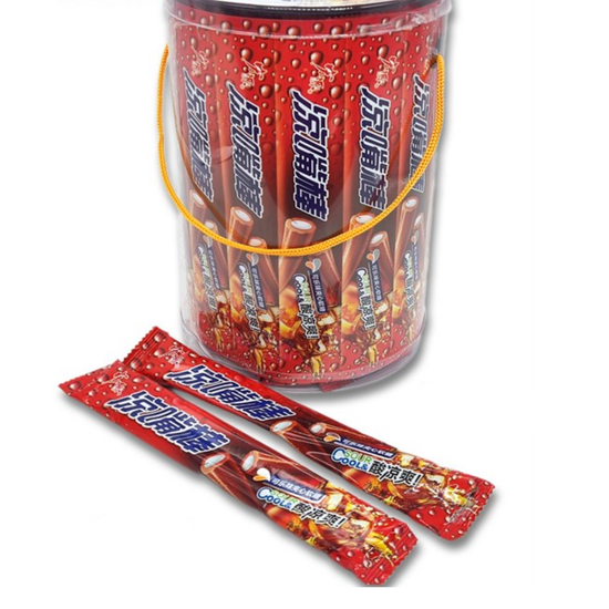 Конфеты жевательные Hongyuan Sour Cool трубочки Кола, 16 гр (Китай)