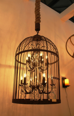 Люстра Vintage birdcage 5006–D4+4