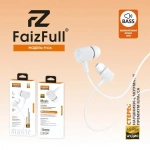 Гарнитура FaizFull FN36, вакуумные, разъем Jack, кабель 1.2 м