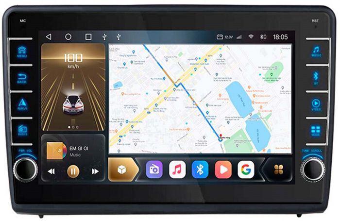 Магнитола для Ford Ecosport 2017-2019 - Kuberg OL-1283 (кнопки и крутилки), Android 12, Быстрая, CarPlay, 4G SIM-слот