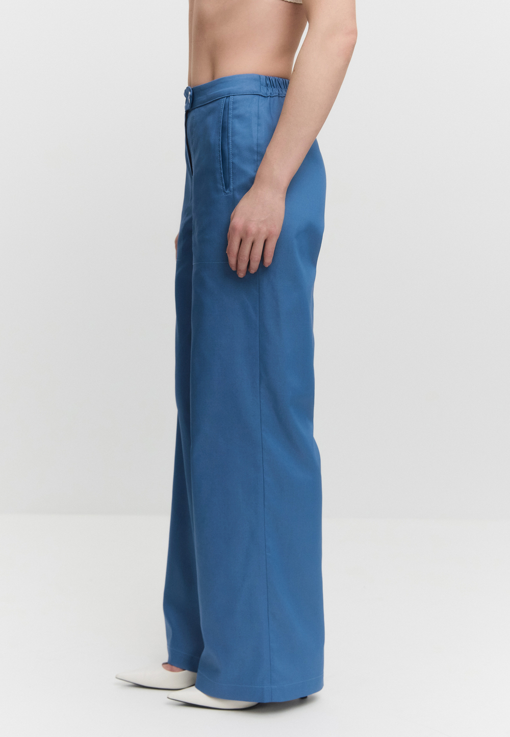 Медицинские брюки широкие