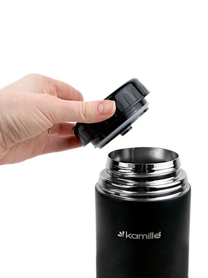 Термос пищевой 1000 мл. Kamille KM 2093A из нержавеющей стали