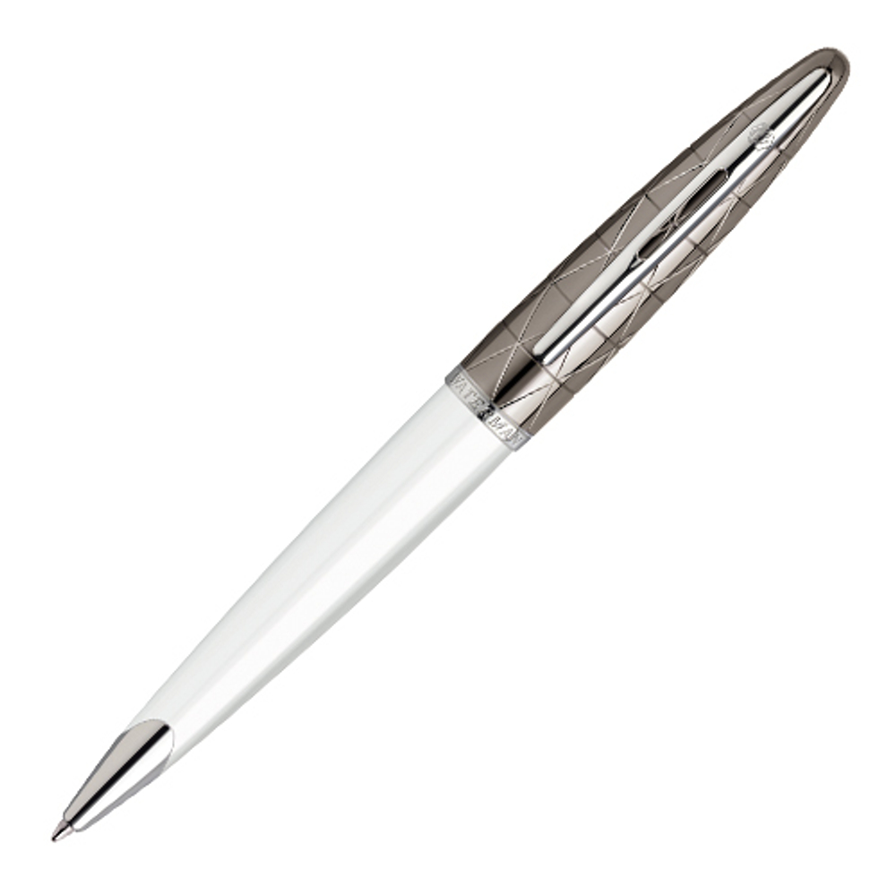 Шариковая ручка Waterman Carene Contemporary White ST S0944680 цвет белый с палладиевым покрытием в подарочной упаковке