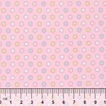 Ткань для пэчворка Peppy Молочные сны фланель, рулон 112 см / 5 метров, МС-08 розовый, Peppy